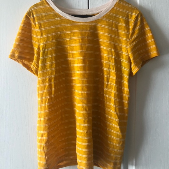 Yellow striped t-shirt (M) - Picture 1 of 1